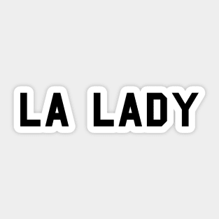 LA Lady Sticker